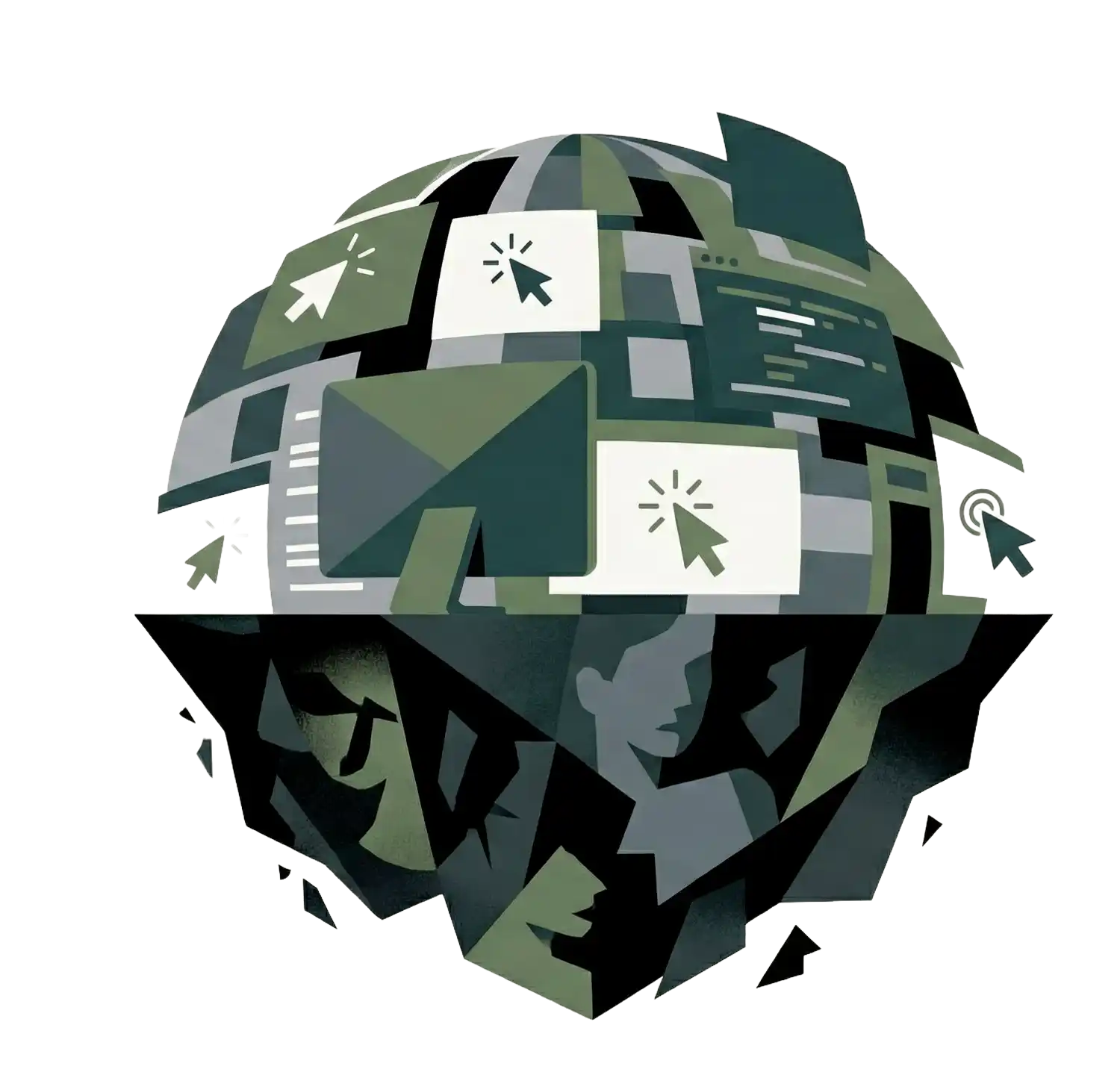 Illustration de l'industrie pornographique mondiale